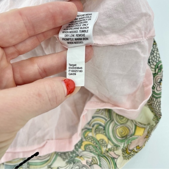 Liberty of London for Target 100% Cotton Earth Tones Neutral Floral Dress Size S - Picture 7 of 8